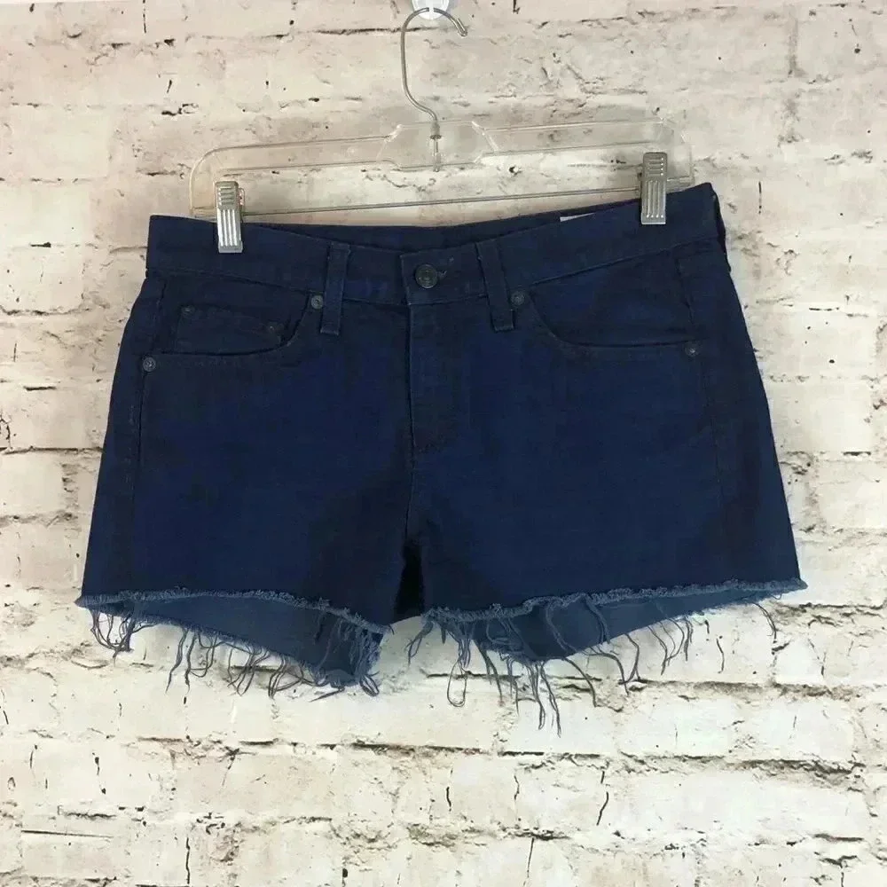 Women's Rag & Bone Cut Off Frayed Shorts Size 25